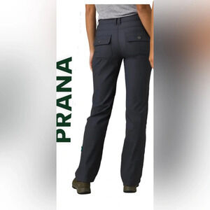 Prana Halle Straight hiking style  Pants Sz 8 in black